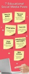 6 Types of Educational Social Media Posts